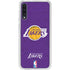 NBA Los Angeles Lakers Purple Primary Logo Galaxy A50 Clear Case